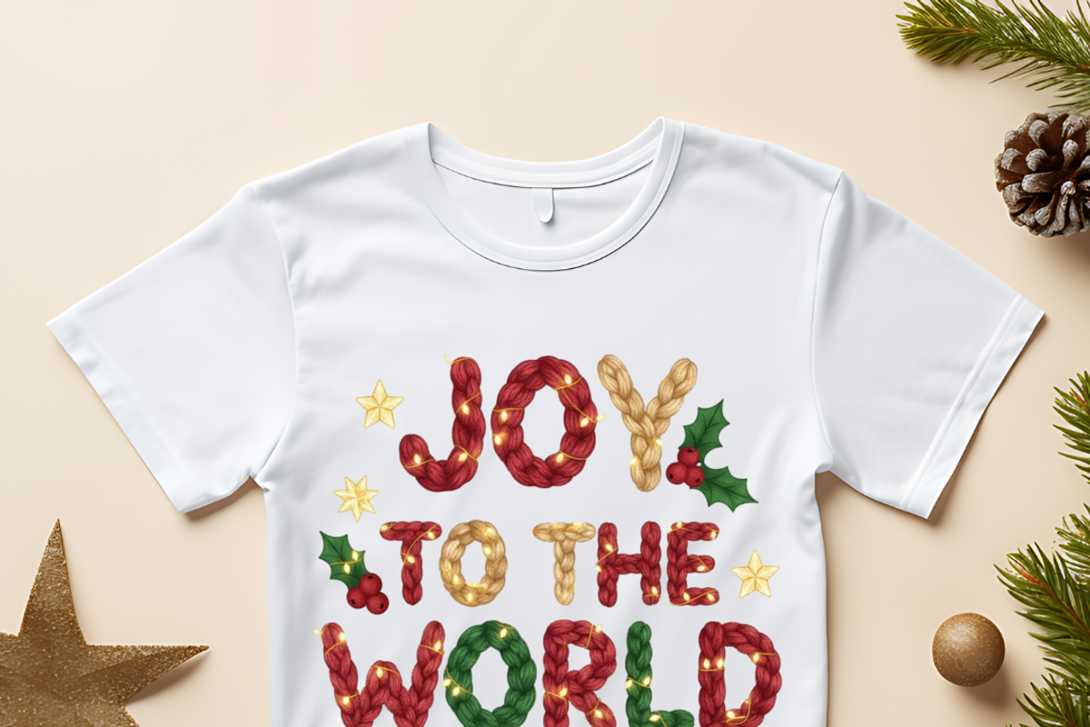 Crochet Christmas Text Png Bundle, an Object Graphic by Digi_Design_World (Photo 7 of 7)