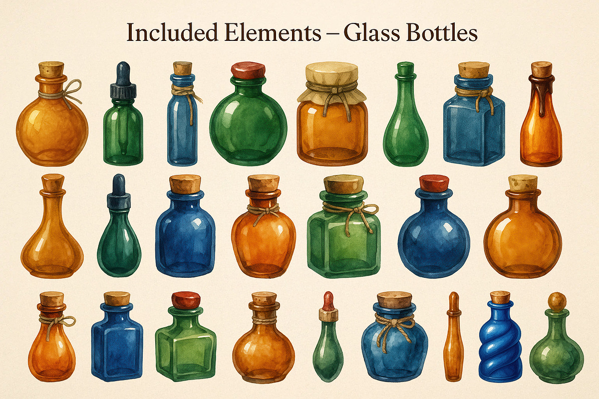 The Witch's Apothecary Kit, an Object Illustration by Curve Design (Photo 3 of 7)