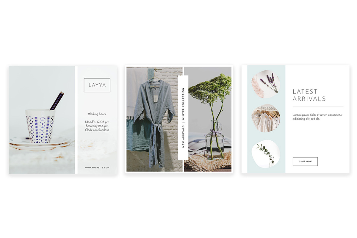 LAYYA simple & clean banners, a Social Media Template by Jumping Dog (Photo 5 of 8)