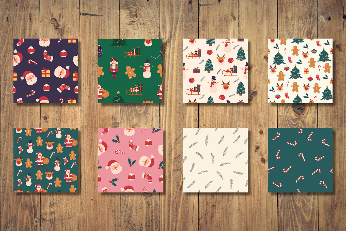 Christmas Patterns, a Seasonal Illustration by Sabina_Ava (Photo 3 of 7)