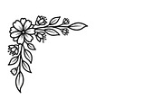 Floral Corner Ornament Clipart Bundl, an Illustration by Creativeshirt (Thumbnail 32 of 48)