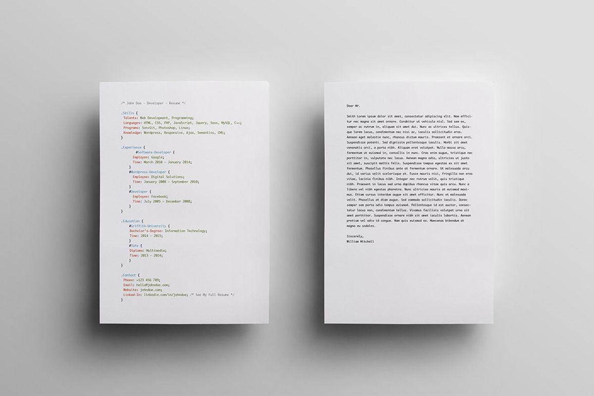 Developers Resume, a Resume Template by Omnify (Photo 3 of 3)