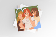 Best friends girls, a Person Illustration by Good Studio (Thumbnail 3 of 3)