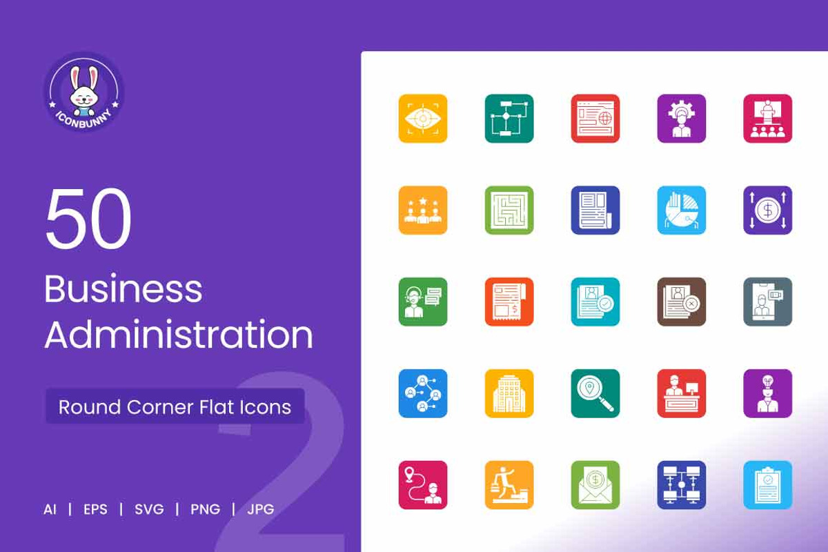 Business Administration Filled Round, an Icon by IconBunny (Photo 1 of 2)