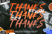 Wranger - Dry Brush Font, a Handwritten Font by Dhabee (Thumbnail 3 of 16)