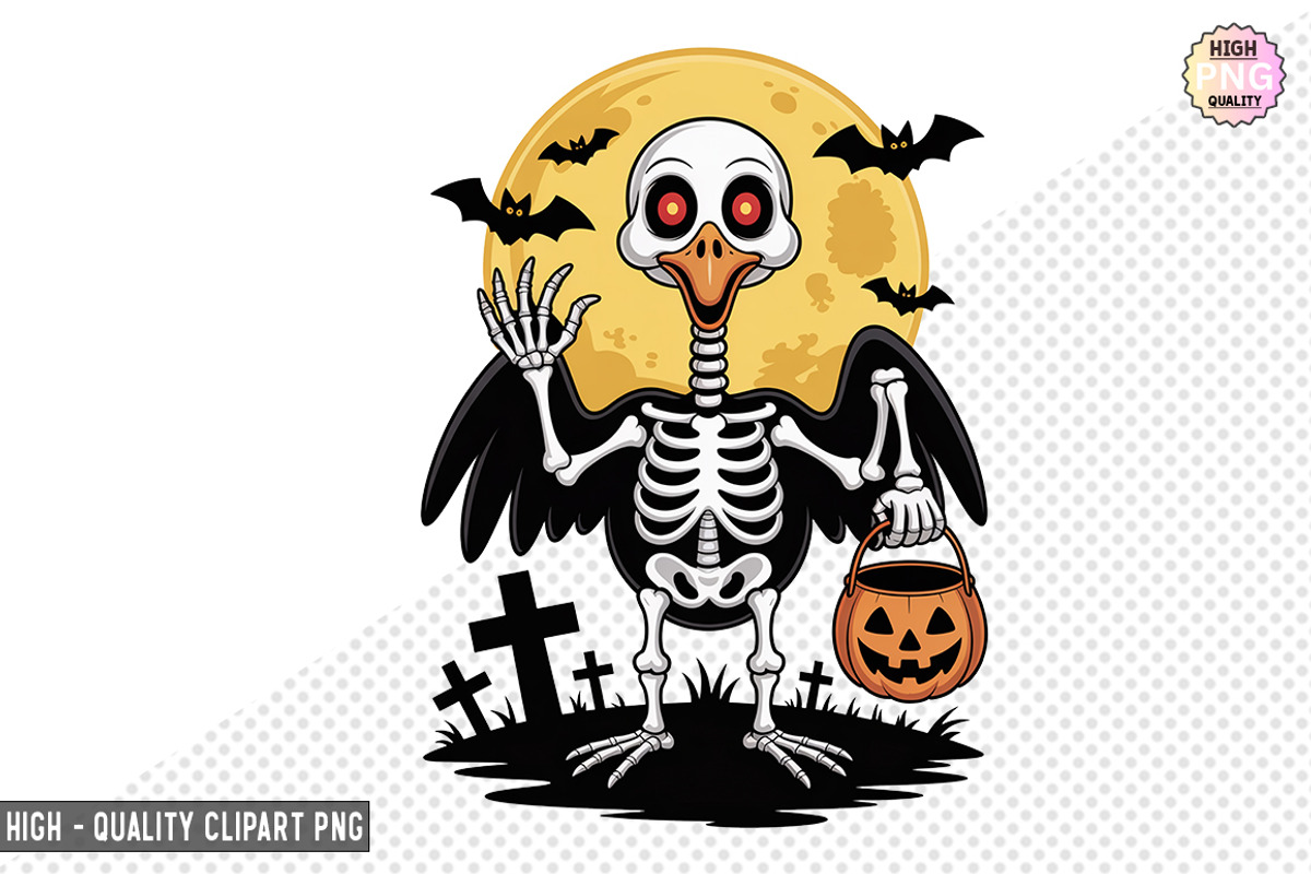 Spooky Goose Skeleton Bundle, a Graphic by crative8112 (Photo 9 of 9)