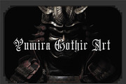 Yumirai Gothic Art, a Blackletter Font by cromatixclassroom (Thumbnail 4 of 5)