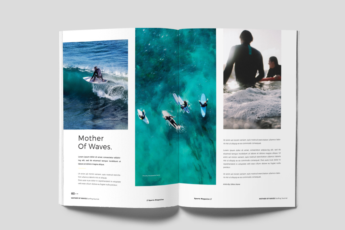 Sports Magazine, a Magazine Template by rubirubiko (Photo 3 of 9)