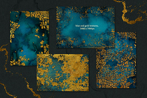 Blue And Gold Textures Pack