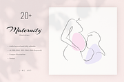 Maternity 20+ Line Art Illustrations, a Decorative Illustration by le-genda (Thumbnail 1 of 11)