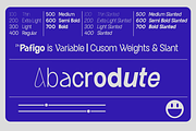 Dh Pafigo - 14 Display Variable Sans, a Sans Serif Font by Dharmas Foundry (Thumbnail 2 of 16)