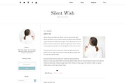 Blogger Template - Silent Wish, a Websites & App Template by Vefio Themes (Thumbnail 2 of 5)