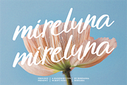 Mireluna Script Font, a Script Font by Berdansabersama (Thumbnail 1 of 8)