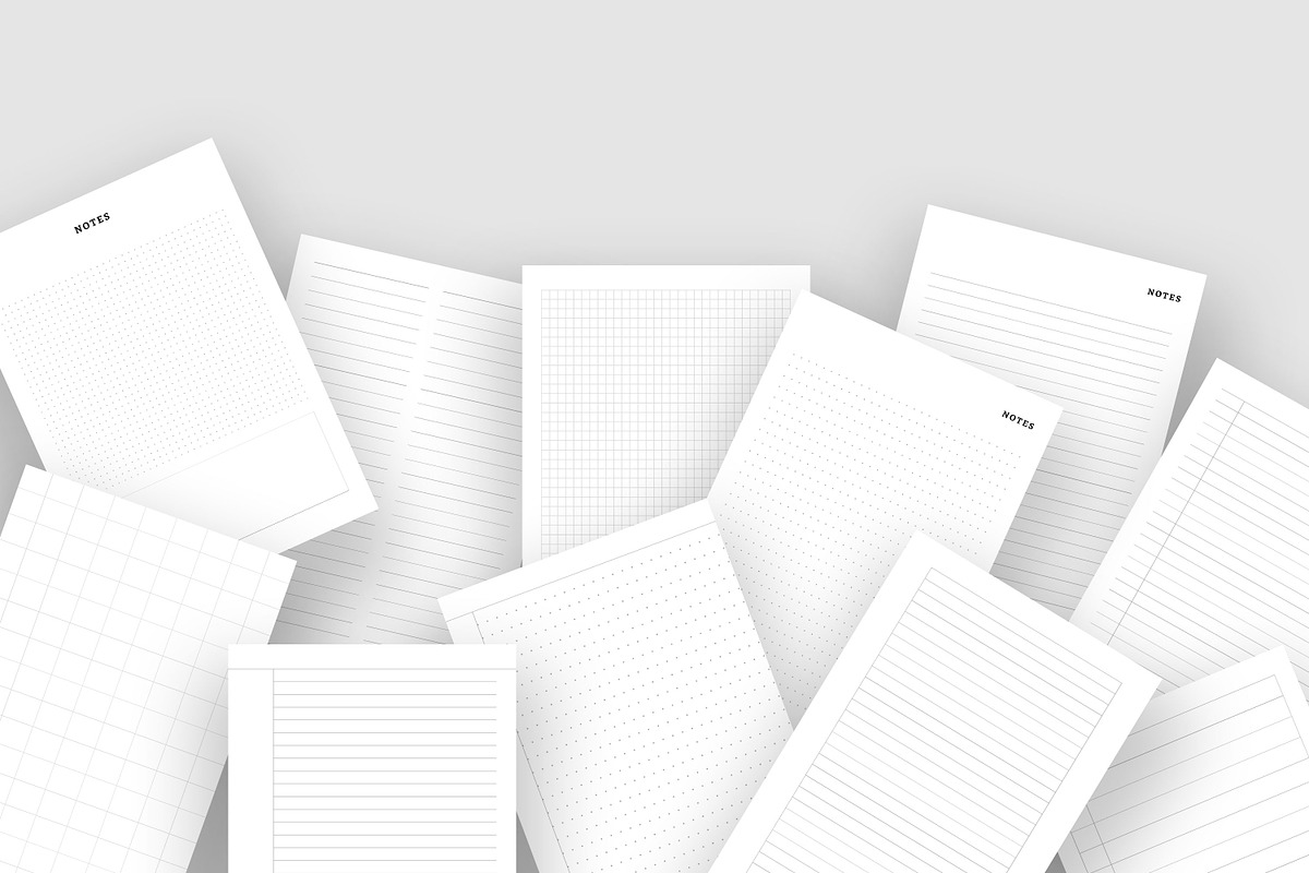 Digital Notebook Template | Notes, a Stationery Template by Design Zone (Photo 2 of 5)