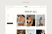SALE - Soleil | E-commerce UI Kit, a Landing Page Template by Ghostpixel (Thumbnail 4 of 9)