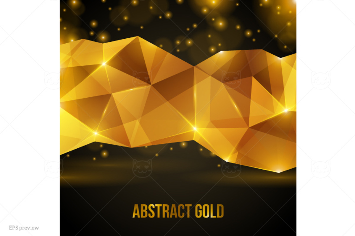 Gold Backgrounds Collection preview 3