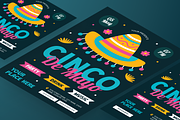 Cinco De Mayo Flyer Set, a Flyer Template by Annora Studio (Thumbnail 5 of 6)