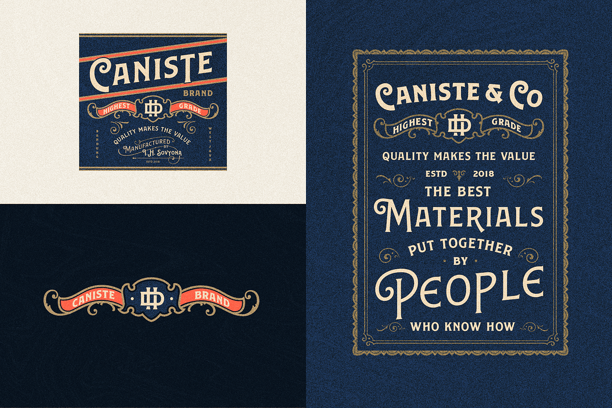 Caniste Font Family preview 3