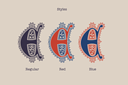 Latin Initials Gothic font family, a Blackletter Font by kaer_shop (Thumbnail 3 of 12)