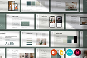 Brand Guidelines Template, a Presentation Template by UpSolution (Thumbnail 1 of 8)
