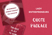Social Media - Lady Entrepreneurs, a Social Media Template by Annemiek van Luinen (Thumbnail 6 of 6)