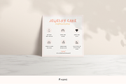 Jewelry Care Card for Canva Template, a Flyer Template by Hellohastore (Thumbnail 2 of 9)