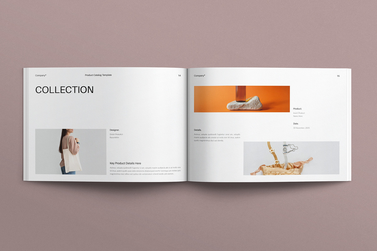 Product Catalog Template Landscape, a Brochure Template by E-Type (Photo 6 of 7)