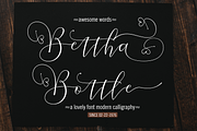 Bettha Bottle, a Script Font by Deniz86 (Thumbnail 13 of 14)