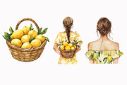 Watercolor Lemon Addiction Clipart, an Illustration by Design Market (Thumbnail 4 of 4)
