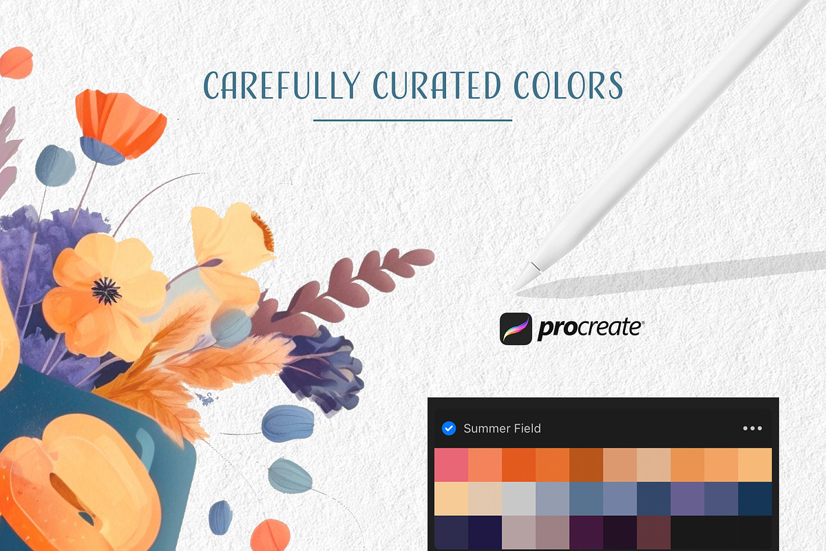 Procreate Color Palette Swatch Set, a Palette Add-On by ValeryDan (Photo 3 of 6)