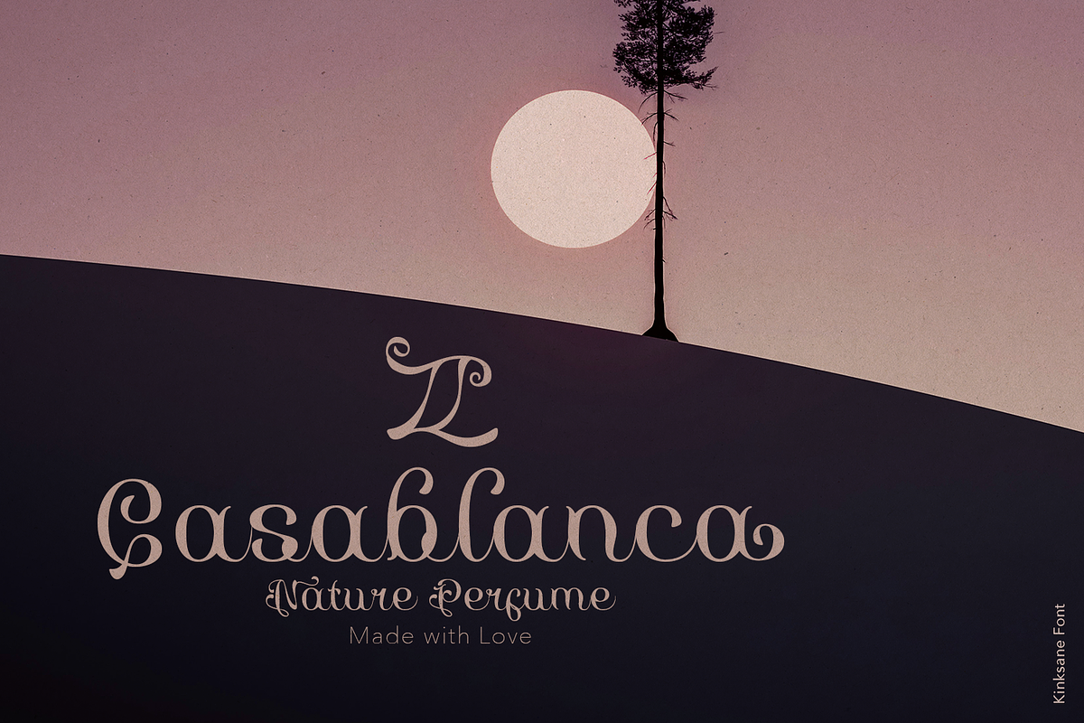 Kinksane Classic Script, a Script Font by madeDeduk (Photo 6 of 10)