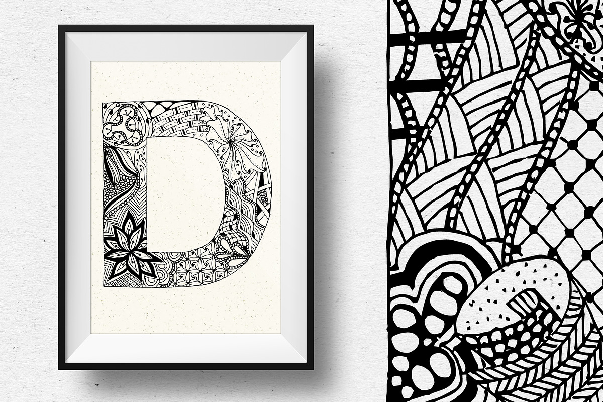 Ornamental alphabet, an Object Graphic by Pippi Draws (Photo 3 of 4)