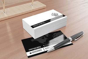 Modern clean Business card