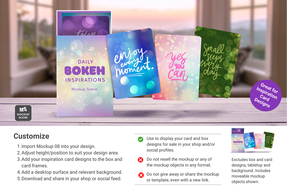 Slider Box and Cards Canva Mockup, a Packaging Mockup by Mockup Scene (Photo 9 of 10)