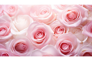floral abstract roses background ai, an Abstract Photo by pikepicture