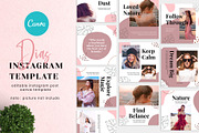 Canva Instagram Post Template Dias, a Social Media Template by Lythcreative (Thumbnail 1 of 6)