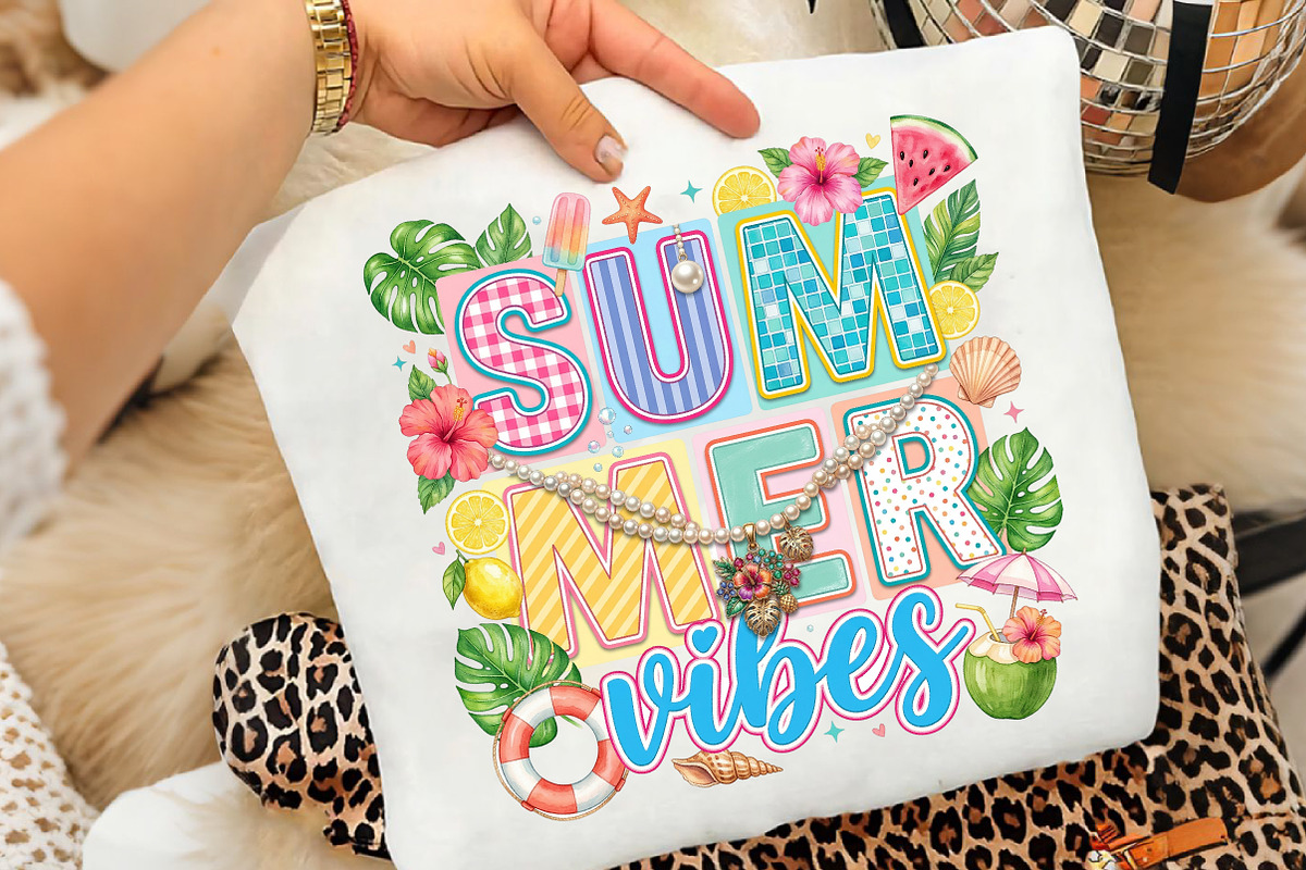 Tropical Summer Vibes Floral Png,, an Illustration by CreationArt (Photo 2 of 5)