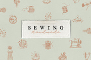 Sewing Handmade, a Decorative Illustration by Anna (Thumbnail 1 of 6)