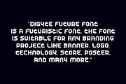 Digyte Future - Digital Space Font, a Sans Serif Font by QR Design Studio (Thumbnail 6 of 7)