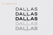 Dallas | A Vintage Sans, a Sans Serif Font by Jen Wagner Co (Thumbnail 2 of 7)