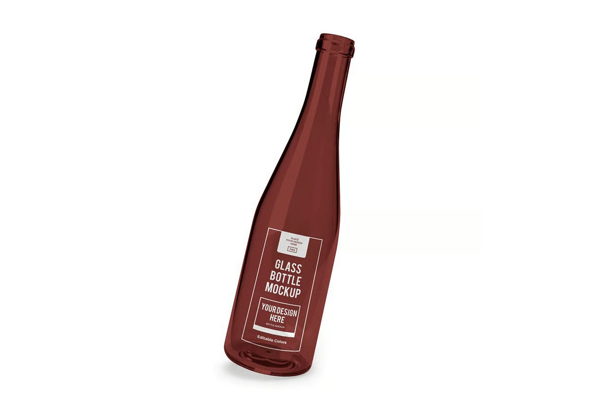 Glass Bottle Packaging Mockup, a Product Mockup by DesignRushMarket (Photo 2 of 11)