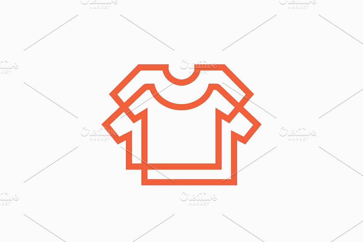 clothing tshirt tee shop store logo, a Branding & Logo Template by VASTARD STUDIO