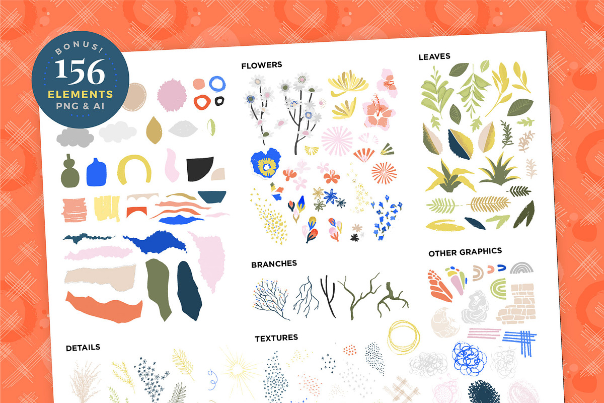 Verdant : Abstract Seamless Patterns, a Pattern Graphic by Anugraha Design (Photo 8 of 9)