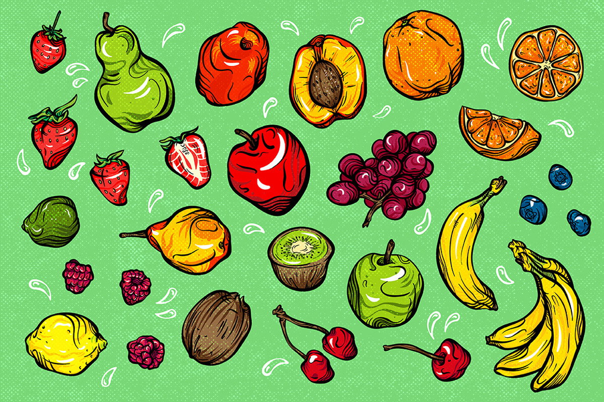 Fantastic Fruit, a Food Illustration by melissadn (Photo 2 of 5)