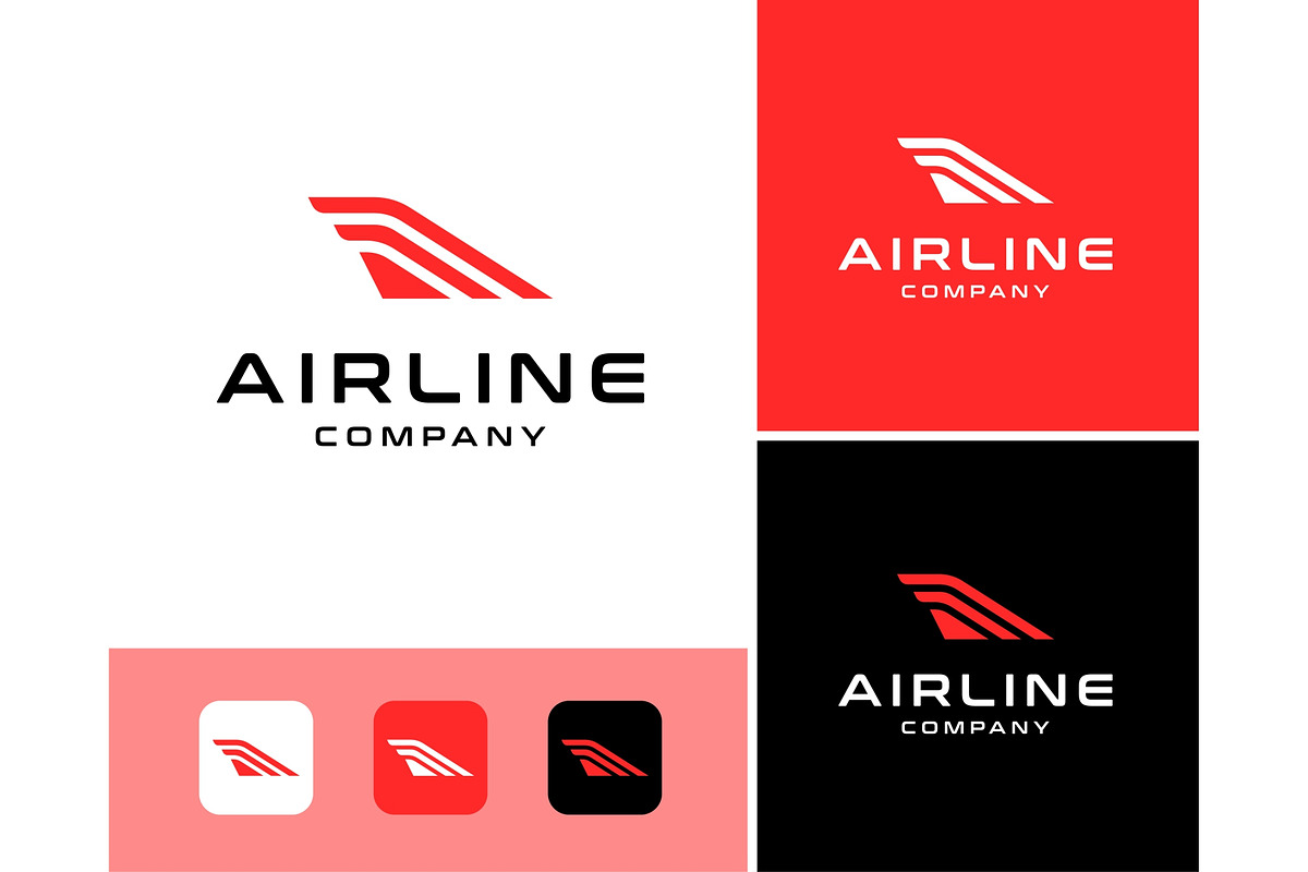 Abstract Fin Airplane Logo, a Branding & Logo Template by ika trisiana (Photo 1 of 2)