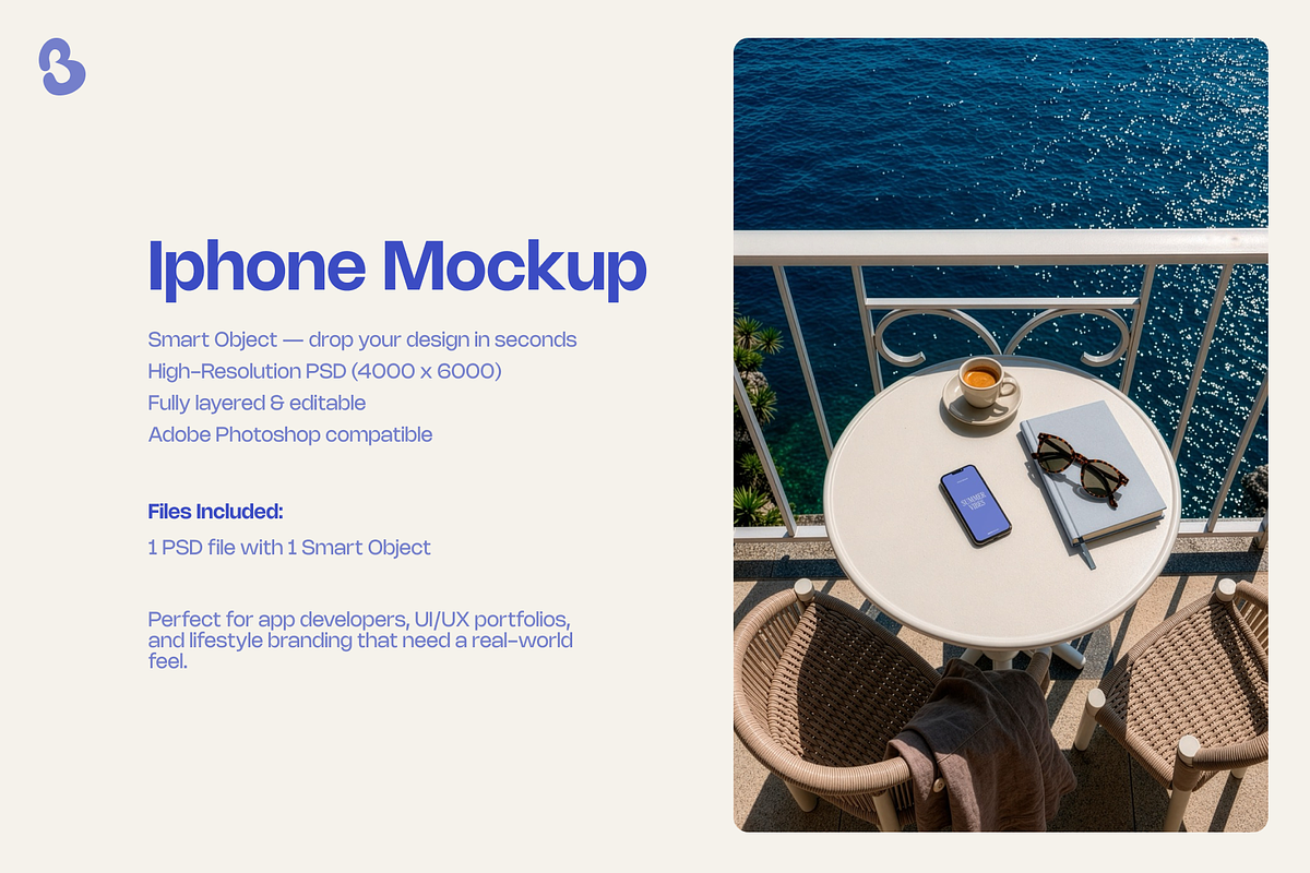 iPhone Mockup PSD – Balcony, an iPhone Mockup by Bruto Mockups (Photo 2 of 3)