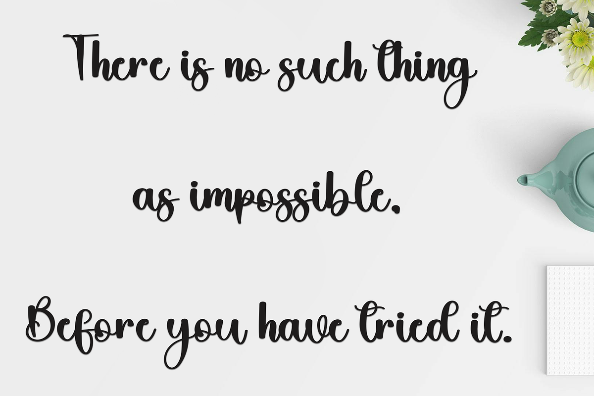 Applique, a Handwritten Font by InermediaSTUDIO (Photo 7 of 8)