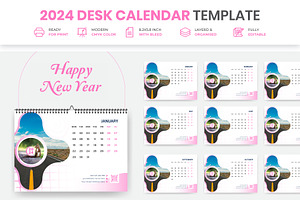 Business Desk Calendar Plan 2024