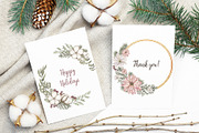 Watercolor Winter Florals Collection, a Decorative Illustration by MayaNavits (Thumbnail 7 of 10)