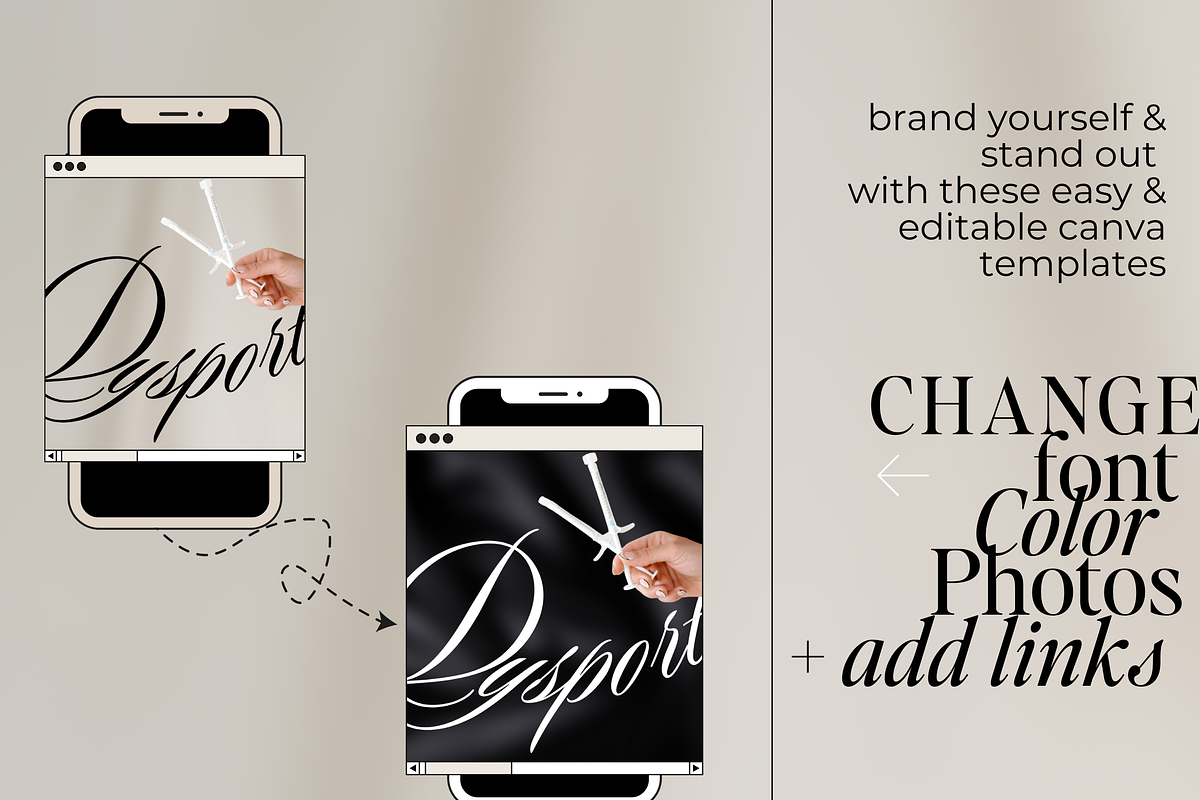 Botox & Fillers Canva Templates, a Social Media Template by Design Driven Media (Photo 4 of 4)
